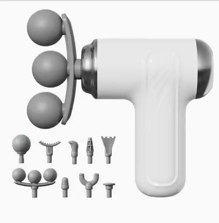 LM-130 Portable Three Headed Fascia Massage Gun
