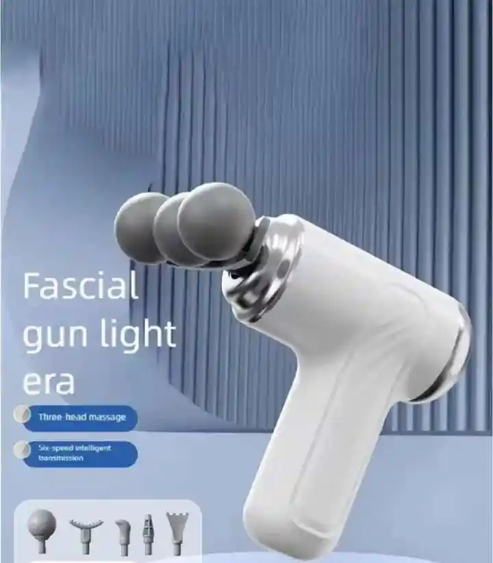 LM-130 Portable Three Headed Fascia Massage Gun - View