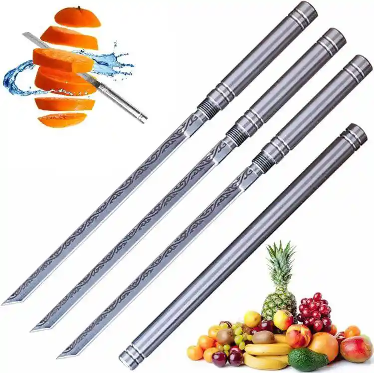 Multipurpose Outdoor Portable Fruit Knife with Sheath - View