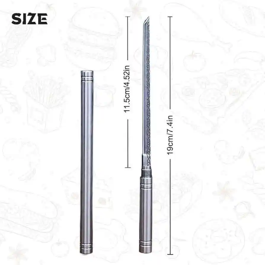 Multipurpose Outdoor Portable Fruit Knife with Sheath - View