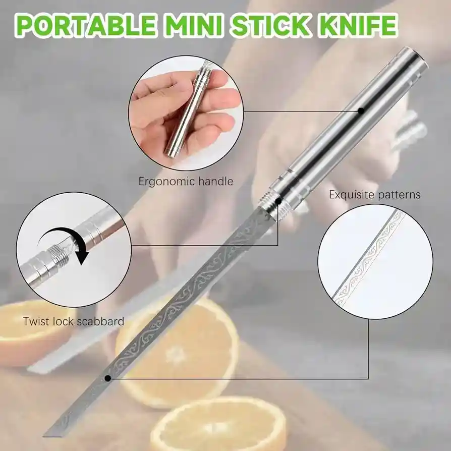 Multipurpose Outdoor Portable Fruit Knife with Sheath - View