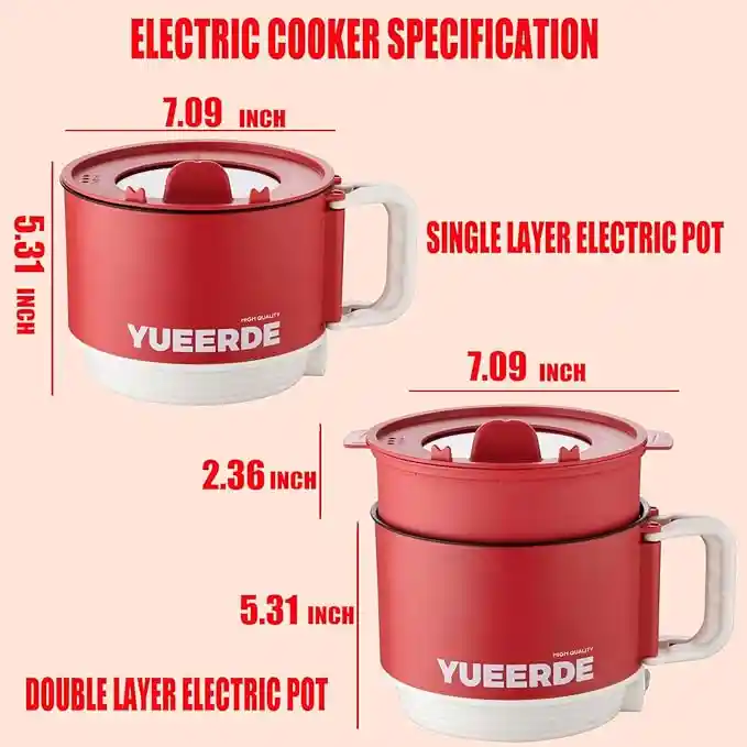 Yueerde Mini Cooking Pot (1.5L) - View