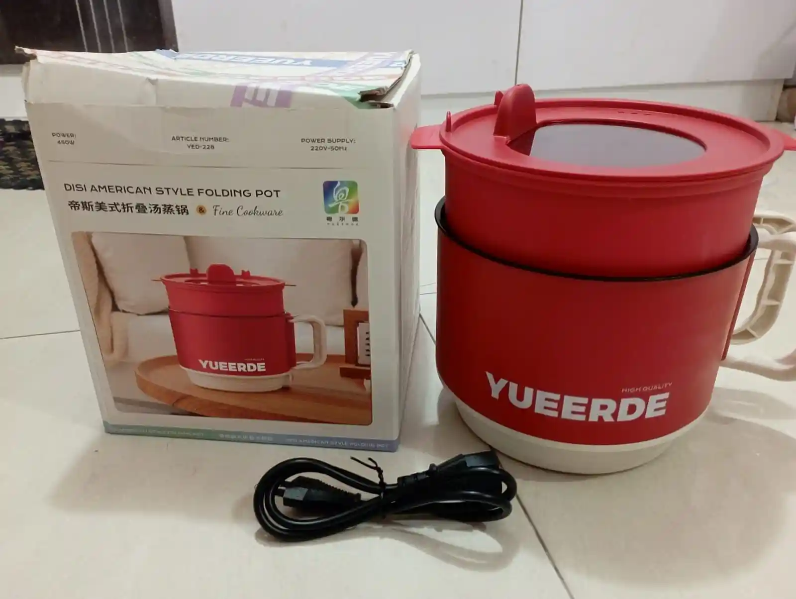Yueerde Mini Cooking Pot (1.5L) - View